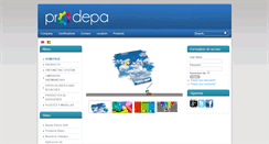 Desktop Screenshot of prodepa.com