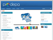 Tablet Screenshot of prodepa.com